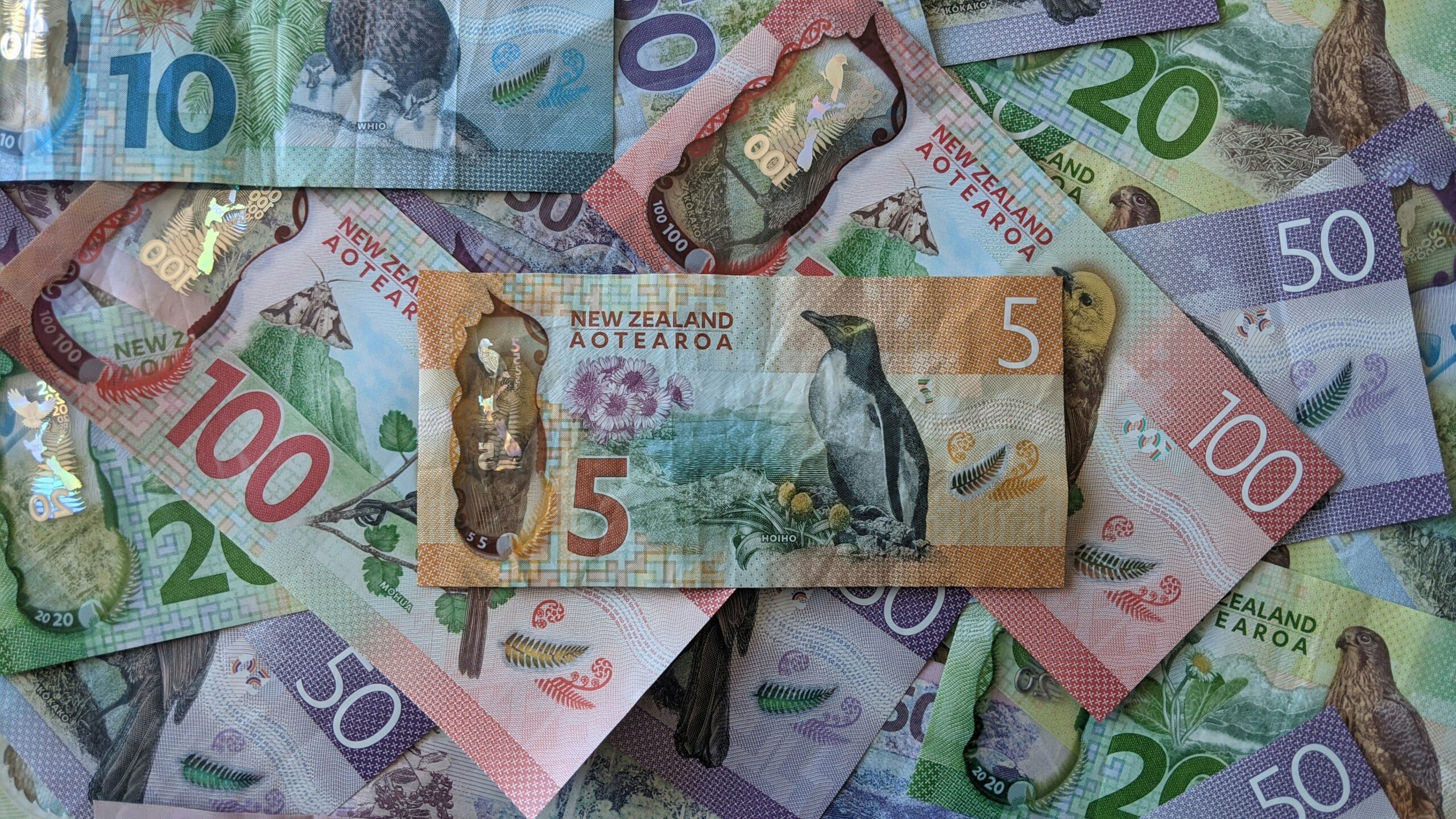New Zealand dollar notes